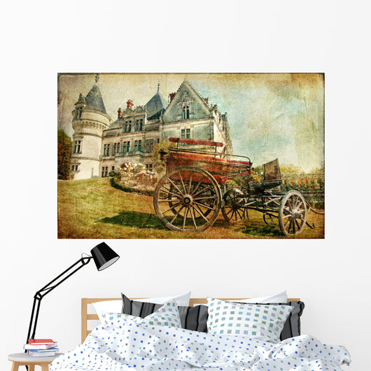 Medieval French Castle Wall Mural