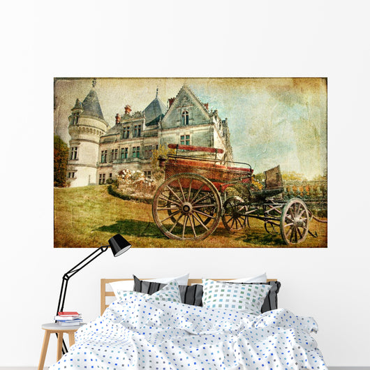 Medieval French Castle Wall Mural