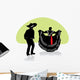 Mexican Folkloric Dance Couple Wall Decal