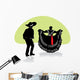 Mexican Folkloric Dance Couple Wall Decal