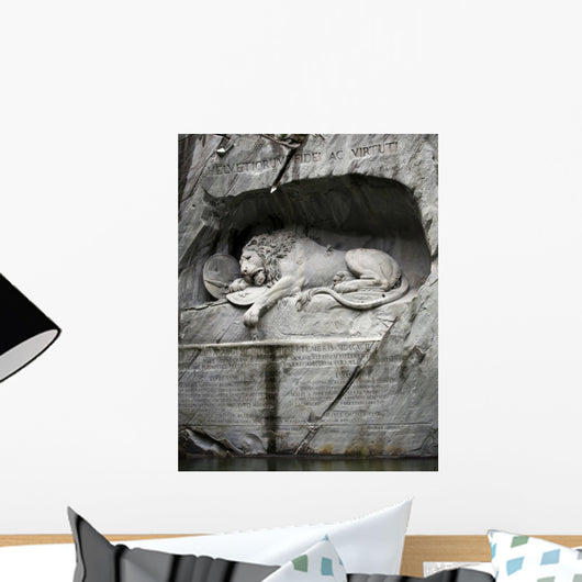 Lion of Lucerne, Switzerland Wall Mural