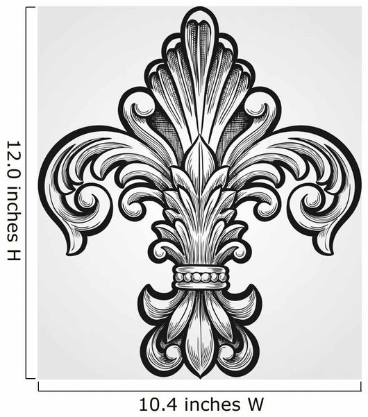 Elegant Fleur De Lis Wall Decal