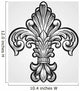 Elegant Fleur De Lis Wall Decal