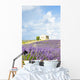 chapel with lavender field, Plateau de Valensole, Provence, Fran Wall Mural