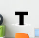 Letter T Wall Decal