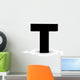 Letter T Wall Decal