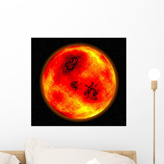 fire planet Wall Mural