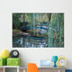 Bridge in Giverny, France where Monet painted his Water Lilies Wall Mural