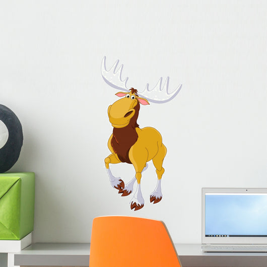 Beautiful Forest Moose Wall Decal
