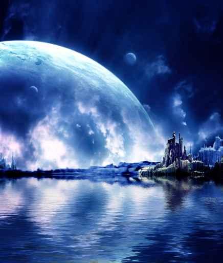 Landscape Fantasy Planet Wall Decal Design 1