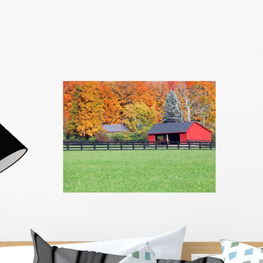 Stables Fall Wall Mural