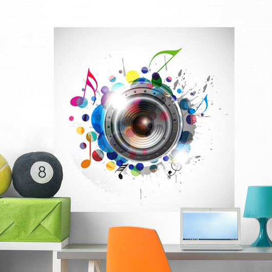 Speaker Design Wall Decal