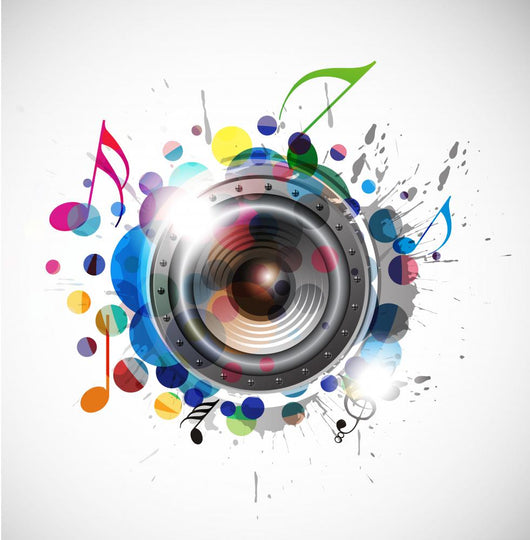 Speaker Design Wall Decal