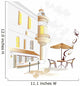 Street cafe Wall Decal
