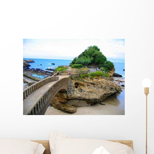 Biarritz Sa Passerelle Wall Decal