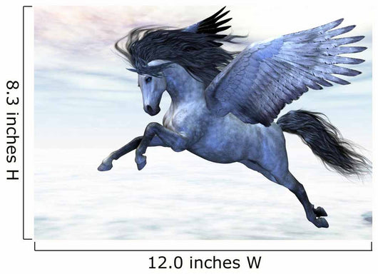 SILVER PEGASUS Wall Mural