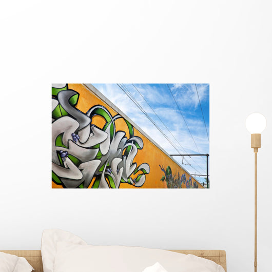 Pedestrian Subway Covered with Wall Mural