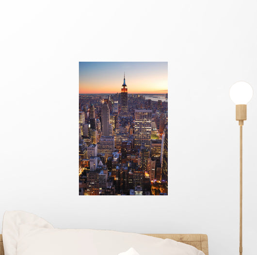 New York City Manhattan empire state building Wall Mural
