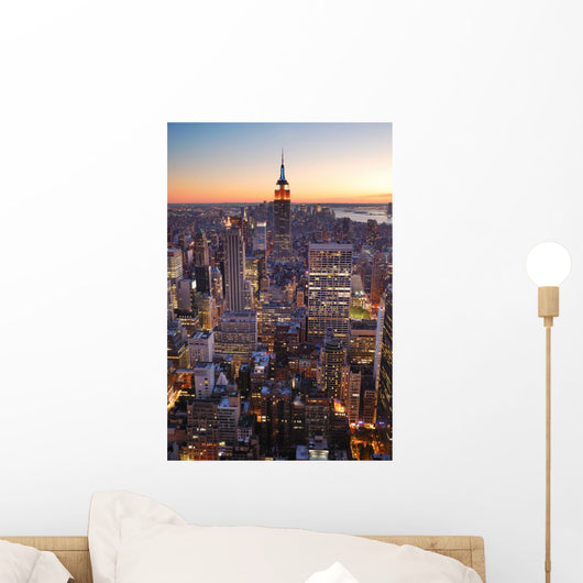 New York City Manhattan empire state building Wall Mural