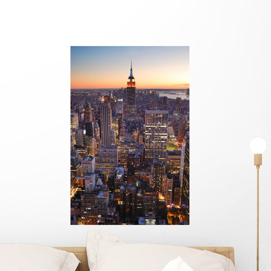New York City Manhattan empire state building Wall Mural