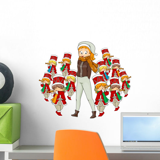 12 Days of Christmas Wall Mural