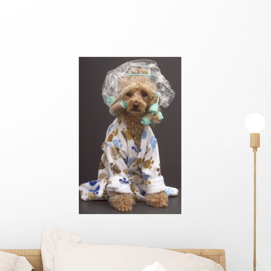 Bathroom Dog Wall Mural