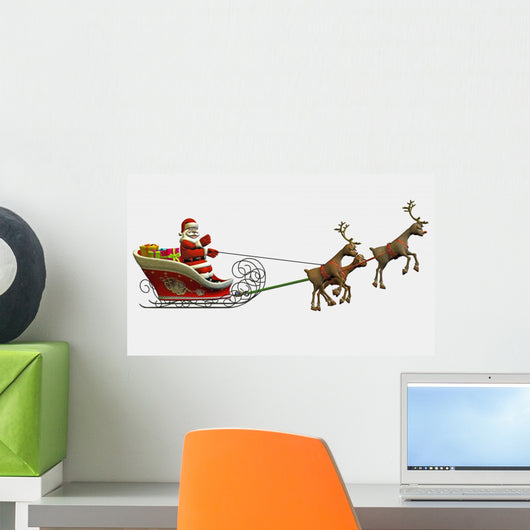 Santa Mit Schlitten 3