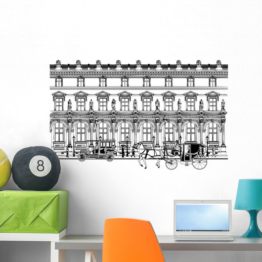 Street Paris with Horse