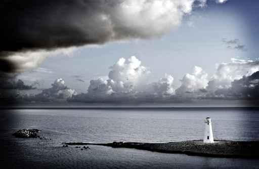 Lighthouse with Holga Film Wall Decal