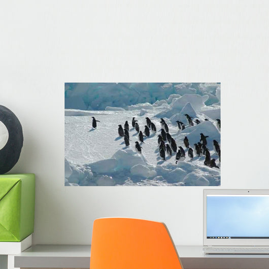 Penguin Group with Leader Wall Decal