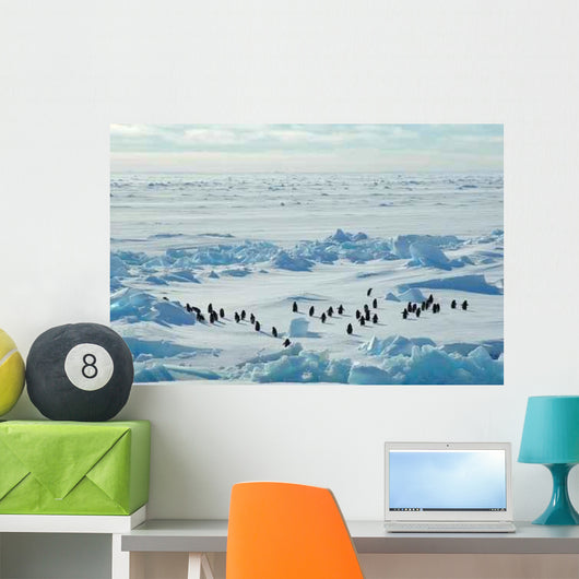 Penguin Group Icescape Wall Decal