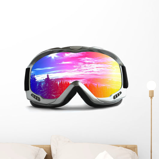 Ski Sport Glass Wall Decal