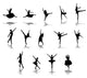 Silhouettes Ballerinas