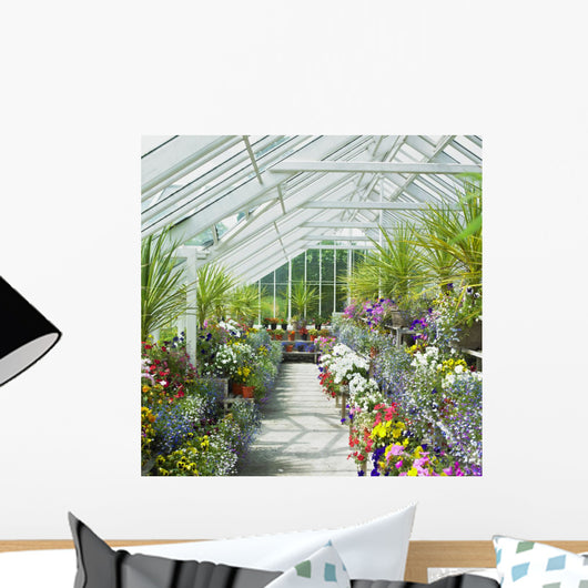 greenhouse, Birr Castle Gardens, County Offaly, Ireland Wall Mural