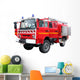 Cut fire truck Wall Decal