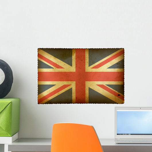 Vintage Uk Flag Wall Mural