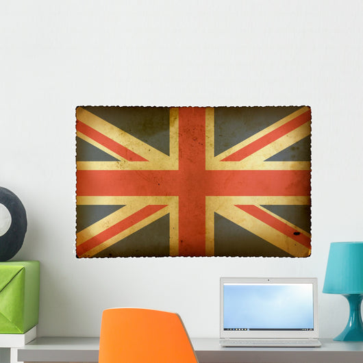 Vintage Uk Flag Wall Mural