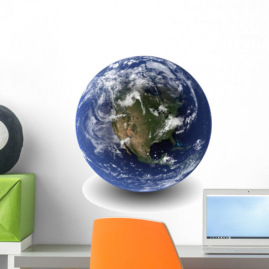 Rendering Earth with North Wall Decal