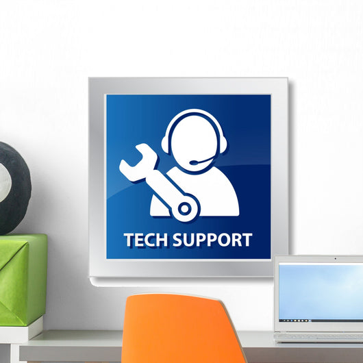 Technology Support Wall Mural