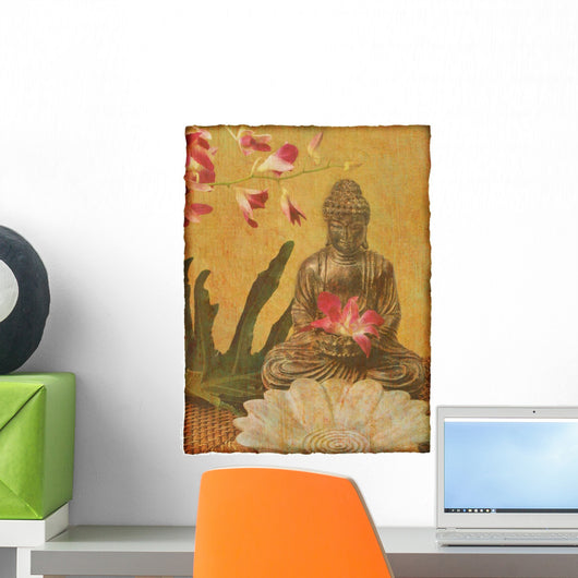 Buddha Card Wall Decal