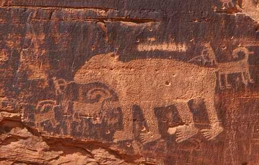 Petroglyph Bear Wall Decal