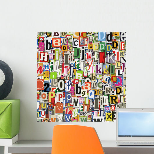 Digital collage Wall Mural