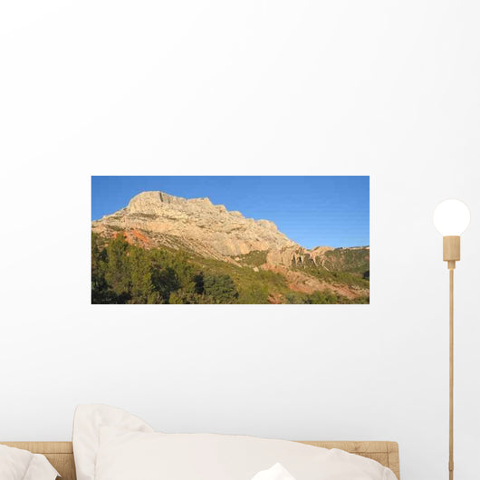 Mount Sainte Victoire Inspired Wall Decal
