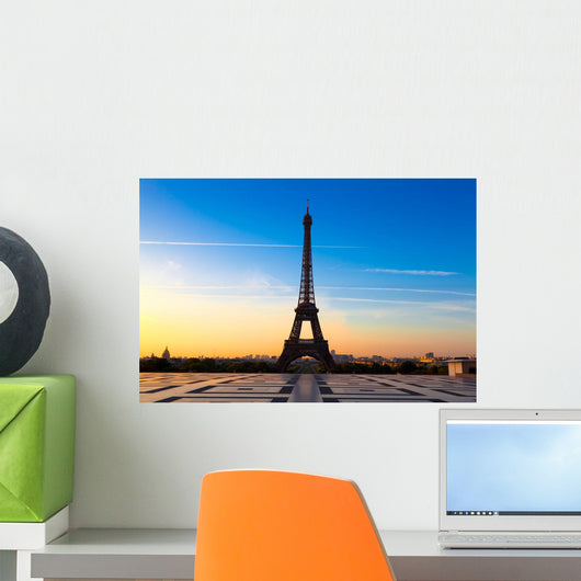 Eiffel Tower at Sunrise Wall Mural