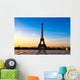Eiffel Tower at Sunrise Wall Mural