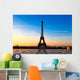 Eiffel Tower at Sunrise Wall Mural