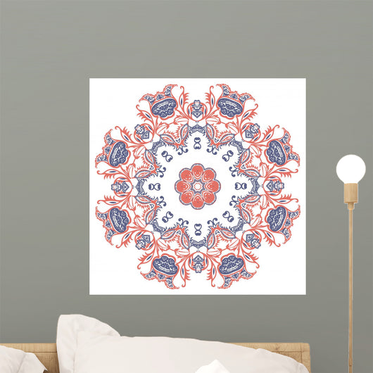 Stencil Mandala Indian Design Wall Decal