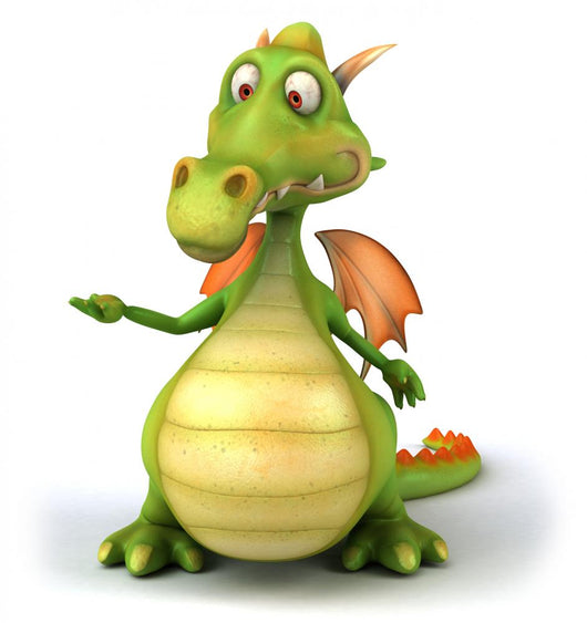 Dragon and Empty Hand Wall Decal