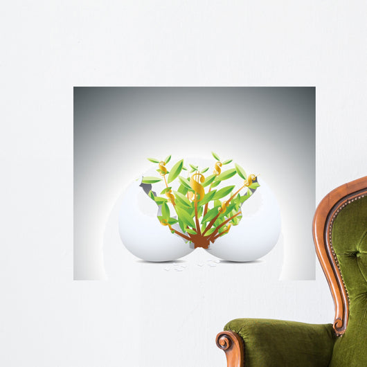 Abstract Background Wall Decal