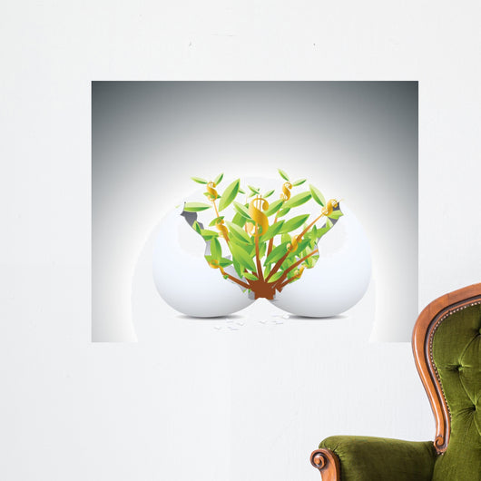 Abstract Background Wall Decal